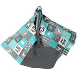 Blue Little one Carseat Canopy
