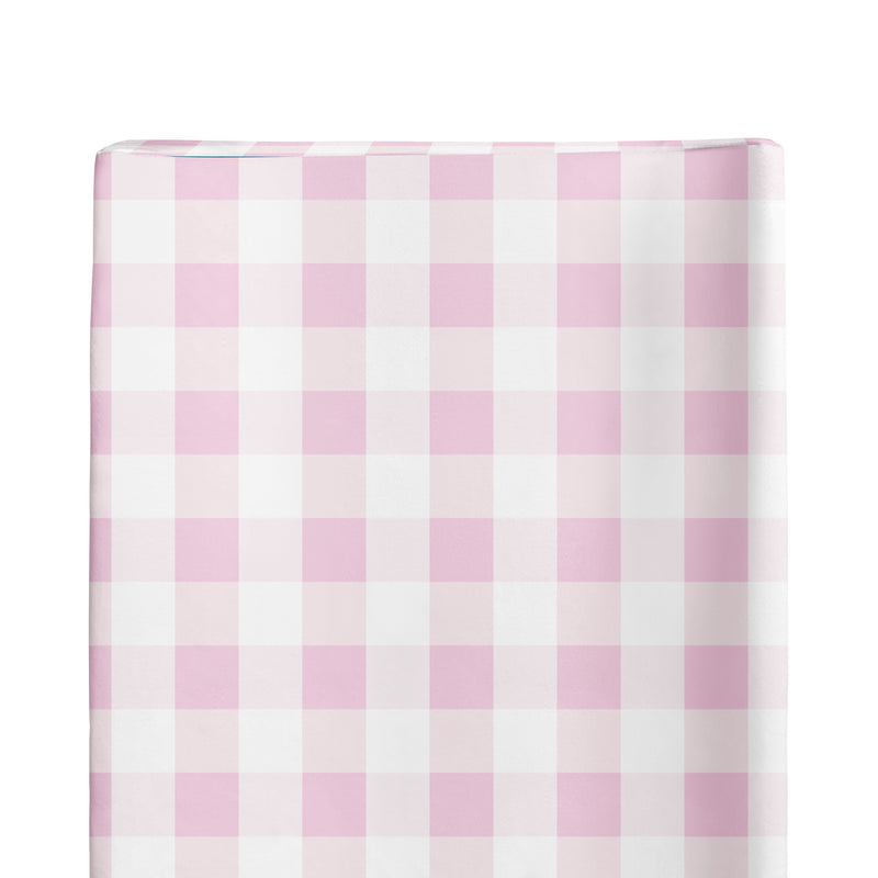 Changing Pad Cover - Pink Plaid