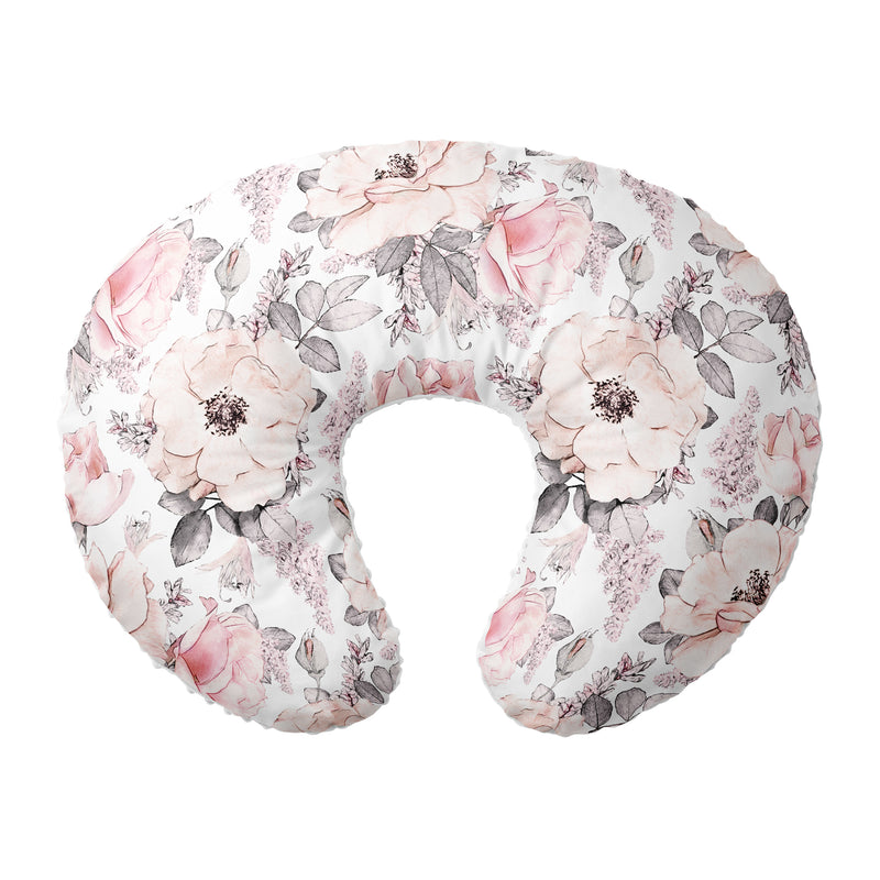 Nursing Pillow Cover  Peonies