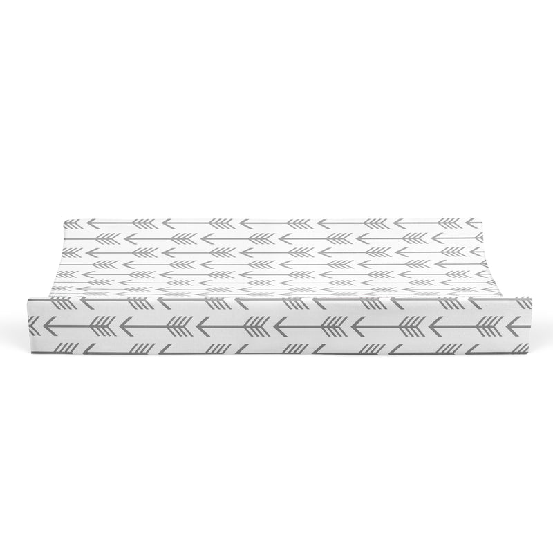 Changing Pad Cover- Grey Arrows