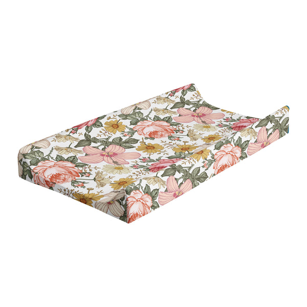 Changing Pad Cover Vintage bright floral
