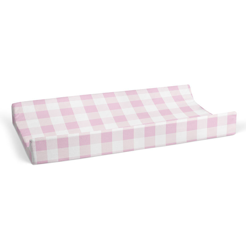 Changing Pad Cover - Pink Plaid