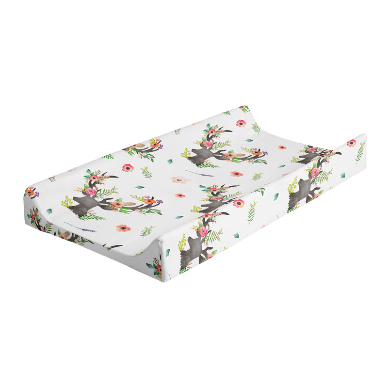 Changing Pad Cover Floral deer